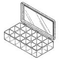 18-COMPARTMENT STORAGE CASE
