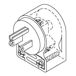 HOSPITAL GRADE MALE PLUG