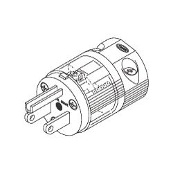 HOSPITAL GRADE MALE PLUG