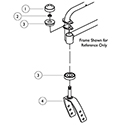 8" FORK & STEM ASSY