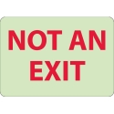 NOT AN EXIT SIGN-10"X14"