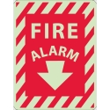 FIRE ALARM SIGN 12" X 9"