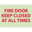 FIRE DOOR KEEP CLOSED SIGN