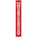 FIRE EXTINGUISHER SIGN 24"X4"