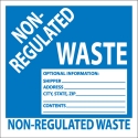 NON-REGULATED WASTE 4"X6"