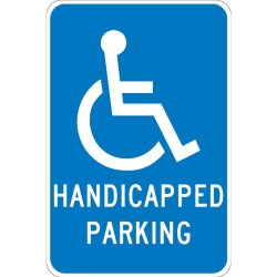 HANDICAPPED PARK SIGN 18