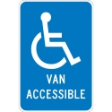 VAN ACCESSIBLE HC SIGN-18"X12"