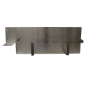 DBL BEDPAN RACK W/SHELF