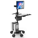 COMPUTER CART W/ WHEELS