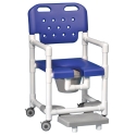 SHOWER CHAIR W/FOOTREST 20"