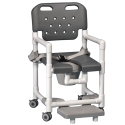 SHOWER CHAIR 17" W/FOOTREST