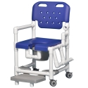 SHOWER CHAIR 17" W/FOOTREST &