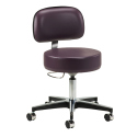 5-LEG PNEUMATIC STOOL W/BACK