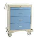 ALUMINUM 4 DRAWER SOLID CART