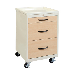 3 DRAWER SOLID MINI CART W/