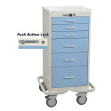6 DRAWER SOLID CART W/ PUSH