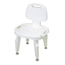 ADJUSTABLE SHOWER SEAT W/ BACK