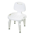 ADJUSTABLE SHOWER SEAT W/ BACK