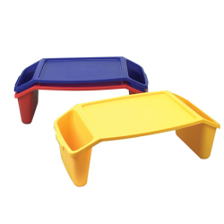 PLASTIC BED TRAY, SIDE POCKETS