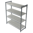 18" WIDTH, PLASTIC SHELVING