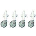 5" HEAVY DUTY STEM CASTER