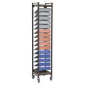 TALL OPEN STYLE CHART RACK,