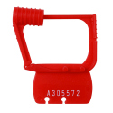 RED PLASTIC SEALS INDIVIDUALLY