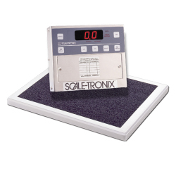 STAND-ON SCALE W/WALL-MOUNTED