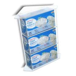 3-LEANING GLOVE BOX DISPENSER