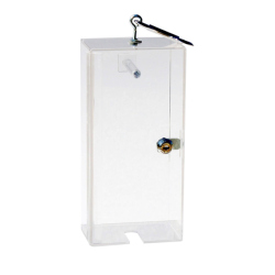 CLEAR ACRYLIC IV BAG LOCKING