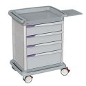 4 DRAWERS MED SUPPLY CART