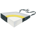 WEDGED FOAM WHEELCHAIR CUSHION