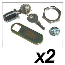 LOCK ASSEM W/ 2 KEYS & HRDWARE