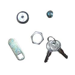 LOCK ASSEM W/ 2 KEYS & HRDWRE