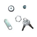 LOCK ASSEM W/ 2 KEYS & HRDWRE