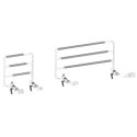 SPLIT SIDE RAIL FOR BEDS