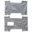 SEAT/BACK SLING, SOLID CANVAS