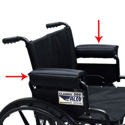 WHEELCHAIR ARMREST CUSHION