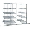 Sliding Track Shelving System