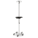 5-LEG IV POLE, 4-HOOK TOP