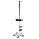 5-LEG IV POLE, 4-HOOK TOP