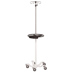 5-LEG IV POLE, 4-HOOK TOP
