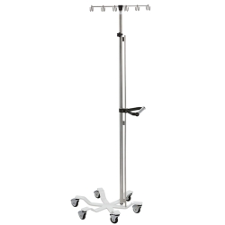 6-LEG IV POLE, 12-HK RAKE TOP