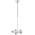 5-LEG IV POLE, 4-HOOK TOP