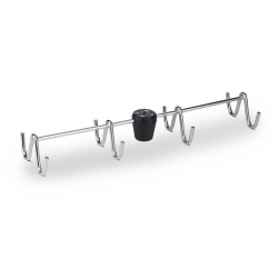 8-HOOK RAKE TOP, STNLESS STEEL