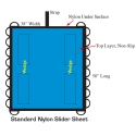 50"L NYLON SLIDER SHEET ONLY