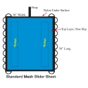 50"L MESH SLIDER SHEET ONLY