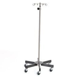 6-LEG IV POLE, CHROME, 24
