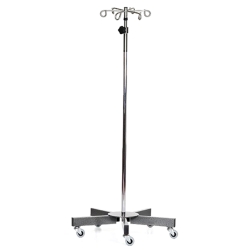 5-LEG IV POLE, STAINLESS STEEL