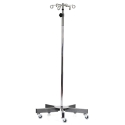 5-LEG IV POLE, STAINLESS STEEL